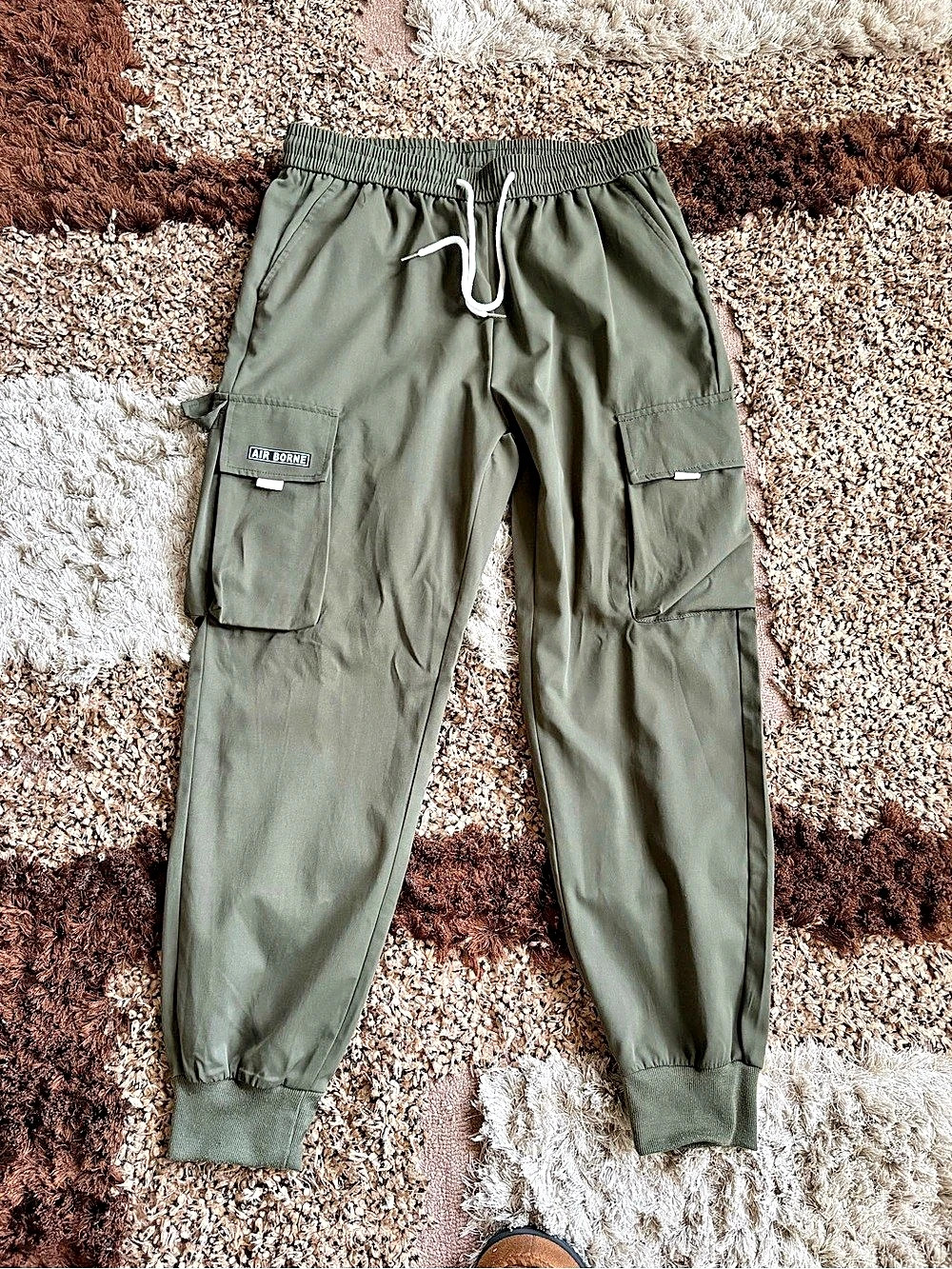 Air Borne UrbanFlex Cargo Jogger Pants, Olive